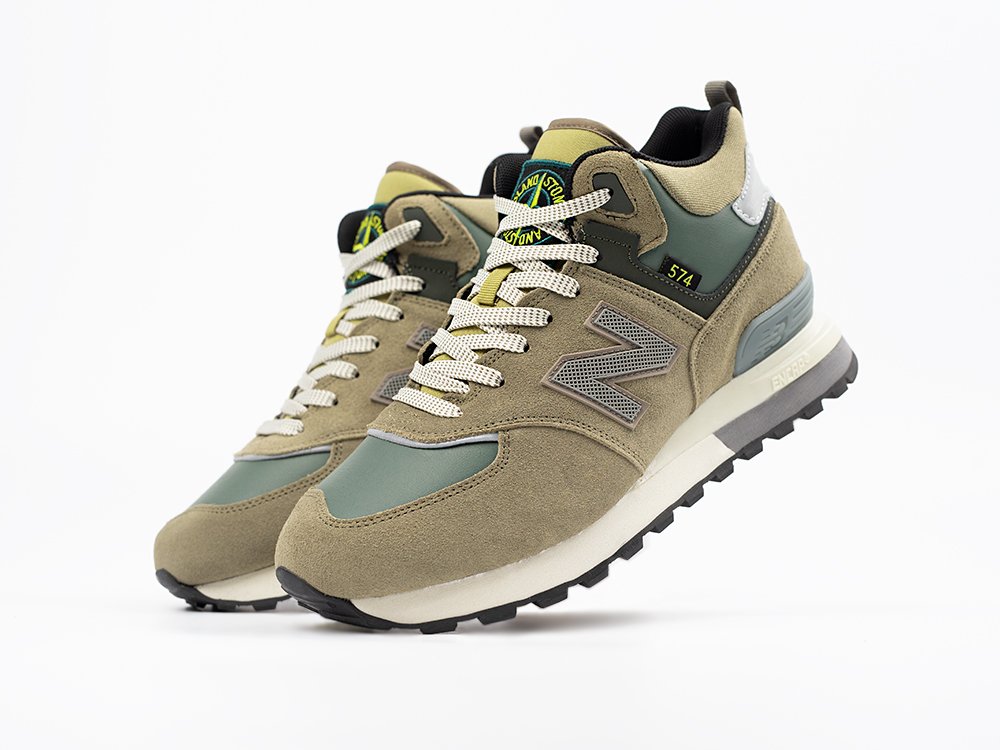 Зимние Кроссовки Stone Island x New Balance 574 Mid