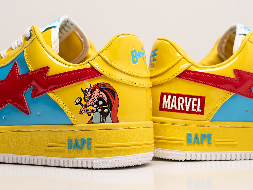 Кроссовки Marvel x BAPE Sta Force 1 low
