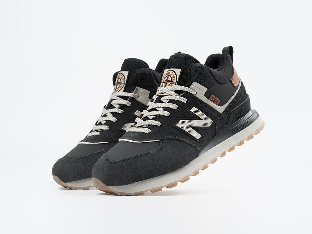 Зимние Кроссовки Stone Island x New Balance 574 Mid