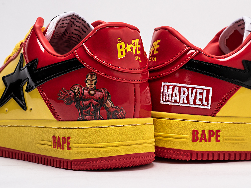 Кроссовки Marvel x BAPE Sta Force 1 low